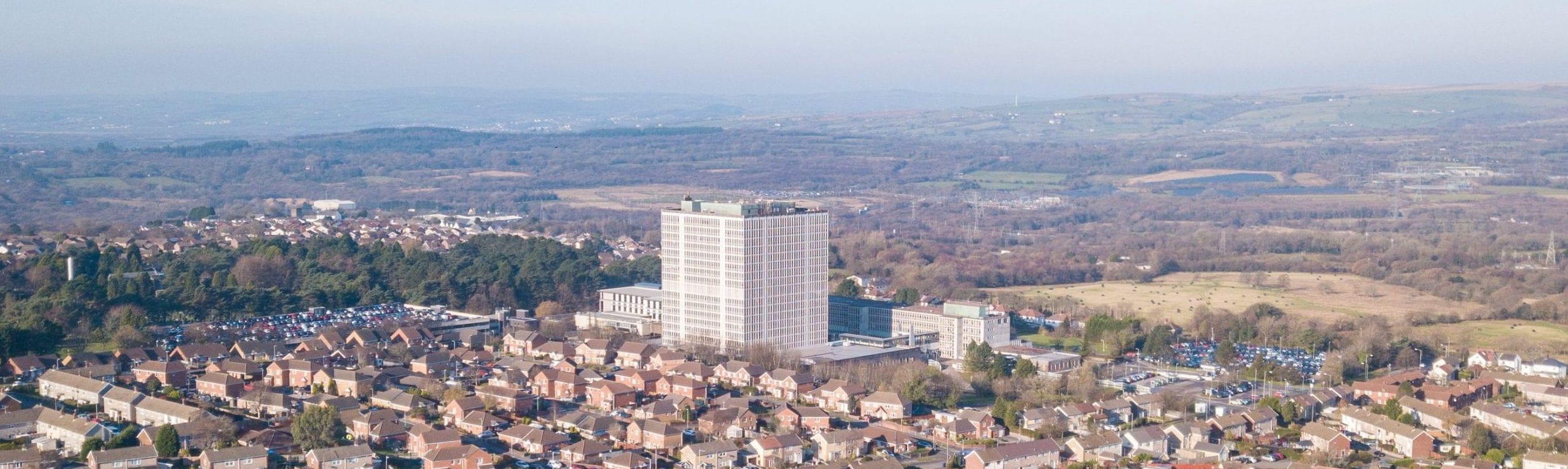DVLA tower block in Morriston, Swansea.
